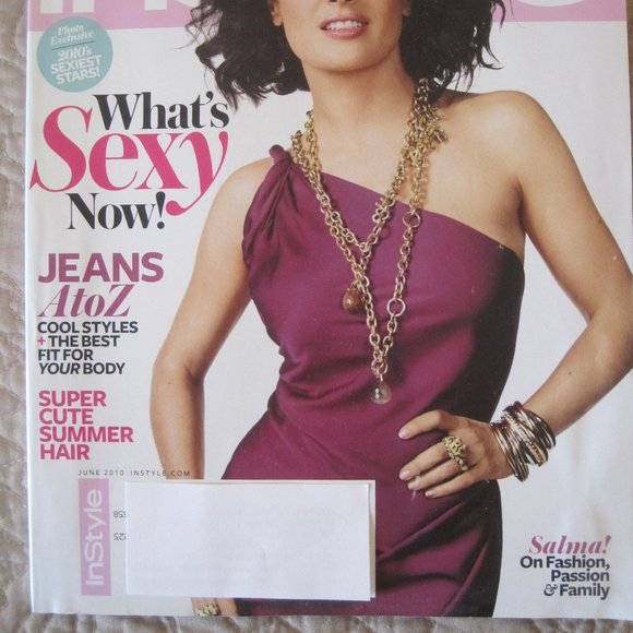 INSTYLE MAGAZINE SALMA HAYEK JUNE 2010 * - Picture 2 of 2